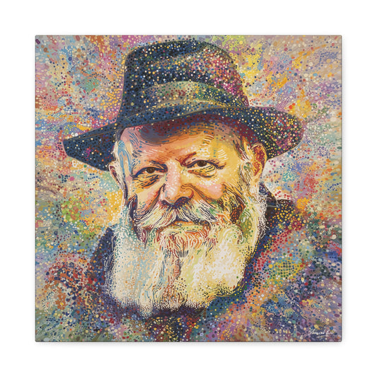 Lubavitcher Rebbe Picture Abstract Canvas Print