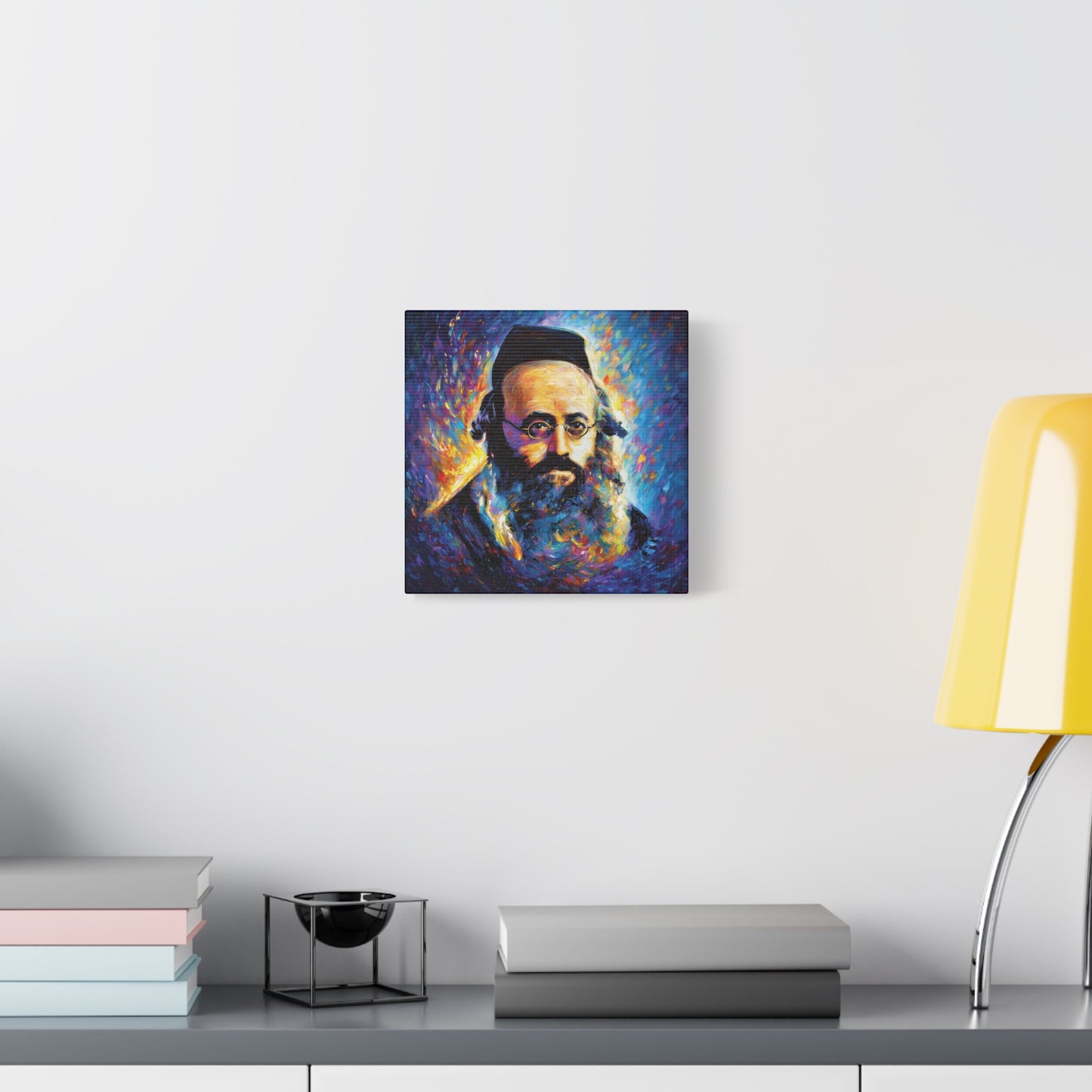 Aish Kodesh, The Piaseczna Rebbe Canvas Art, Rabbi Kalonymus Kalman Shapira, Jewish Wall Art