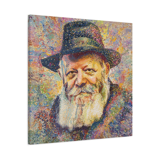 Lubavitcher Rebbe Picture Abstract Canvas Print
