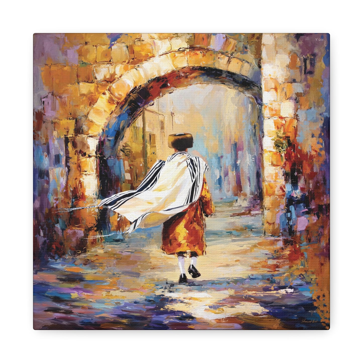 Old City Of Jerusalem Painting Canvas