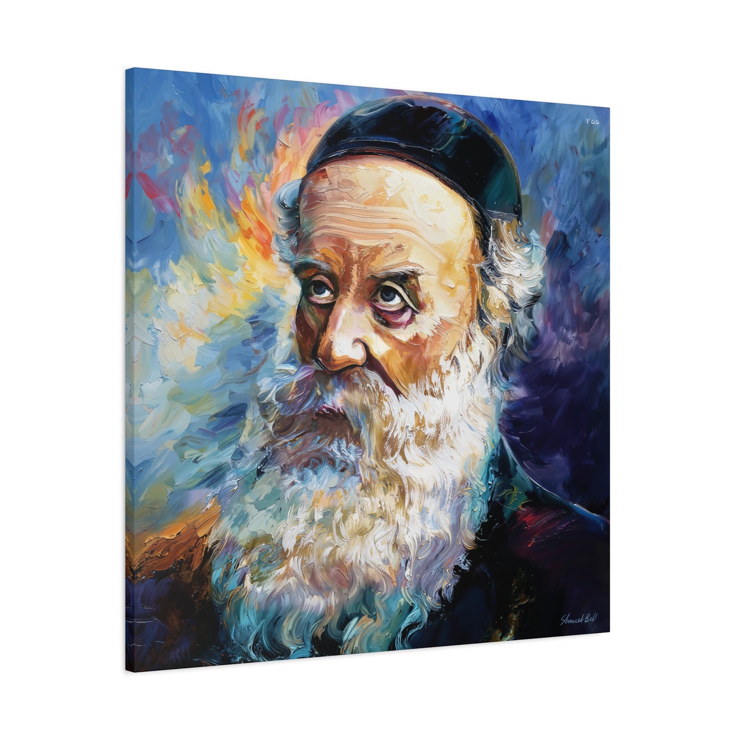 Alter Rebbe (Baal Hatanya) Wall Cavas Print