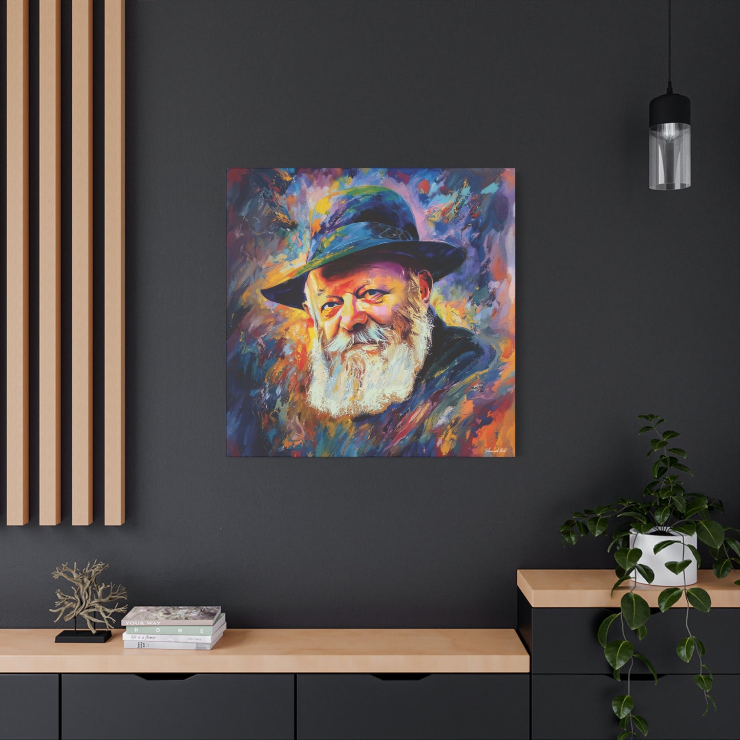 Lubavitcher Rebbe Canvas Print | Chabad Lubavitch Print