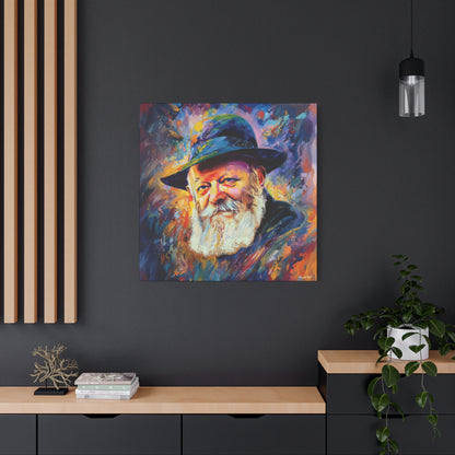 Lubavitcher Rebbe Canvas Print | Chabad Lubavitch Print