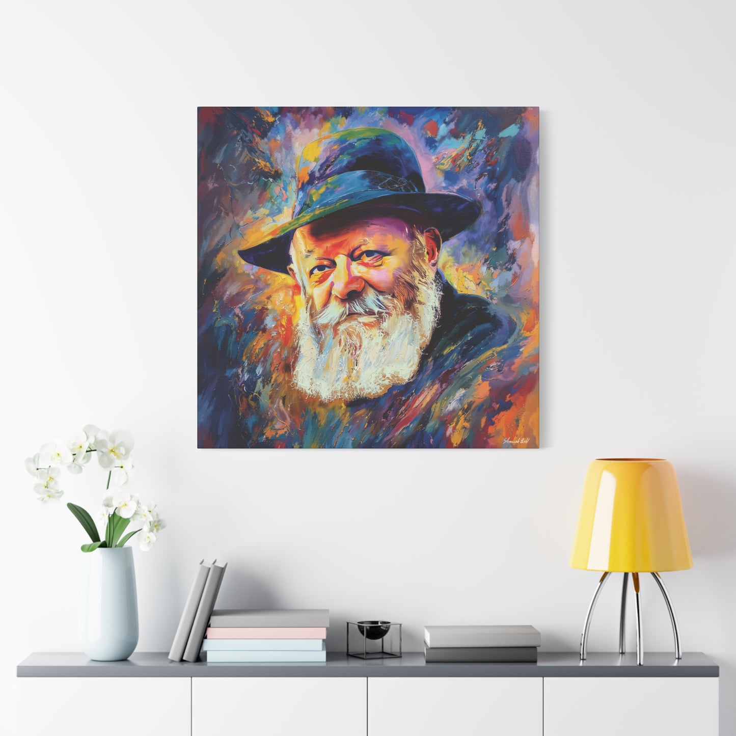 Lubavitcher Rebbe Canvas Print | Chabad Lubavitch Print