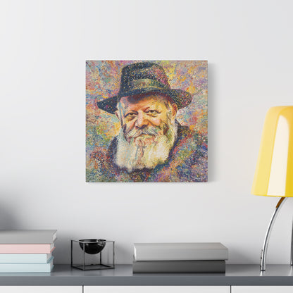 Lubavitcher Rebbe Picture Abstract Canvas Print
