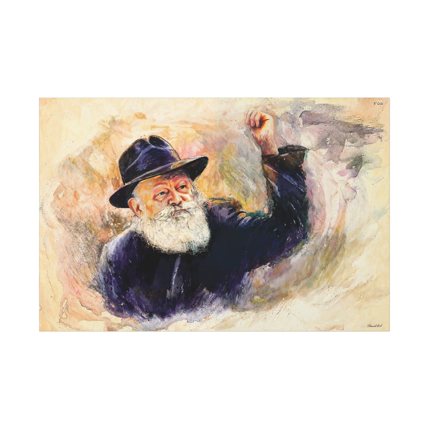 Lubavitcher Rebbe Canvas Print