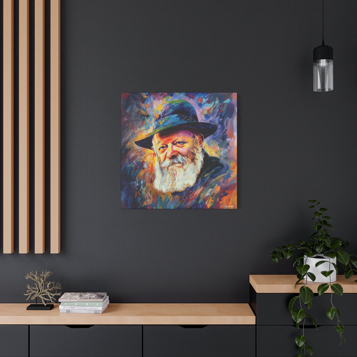 Lubavitcher Rebbe Canvas Print | Chabad Lubavitch Print