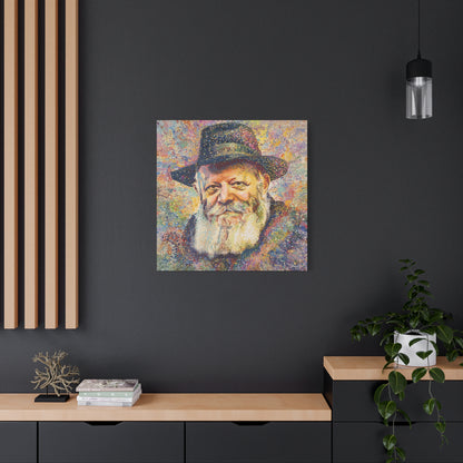 Lubavitcher Rebbe Picture Abstract Canvas Print