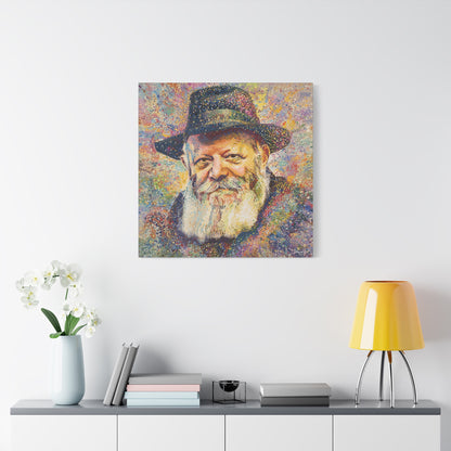 Lubavitcher Rebbe Picture Abstract Canvas Print