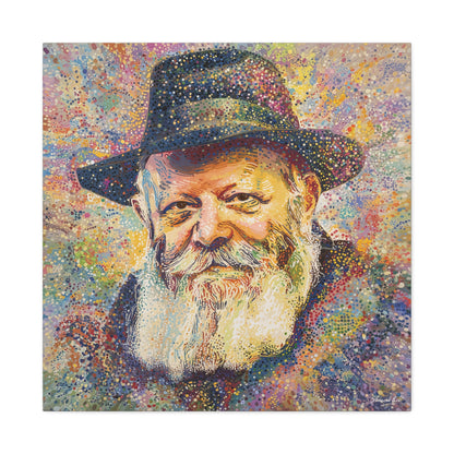 Lubavitcher Rebbe Picture Abstract Canvas Print