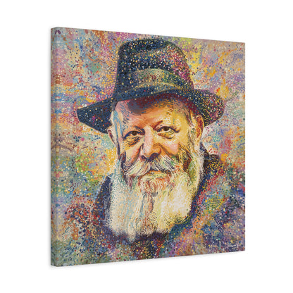 Lubavitcher Rebbe Picture Abstract Canvas Print