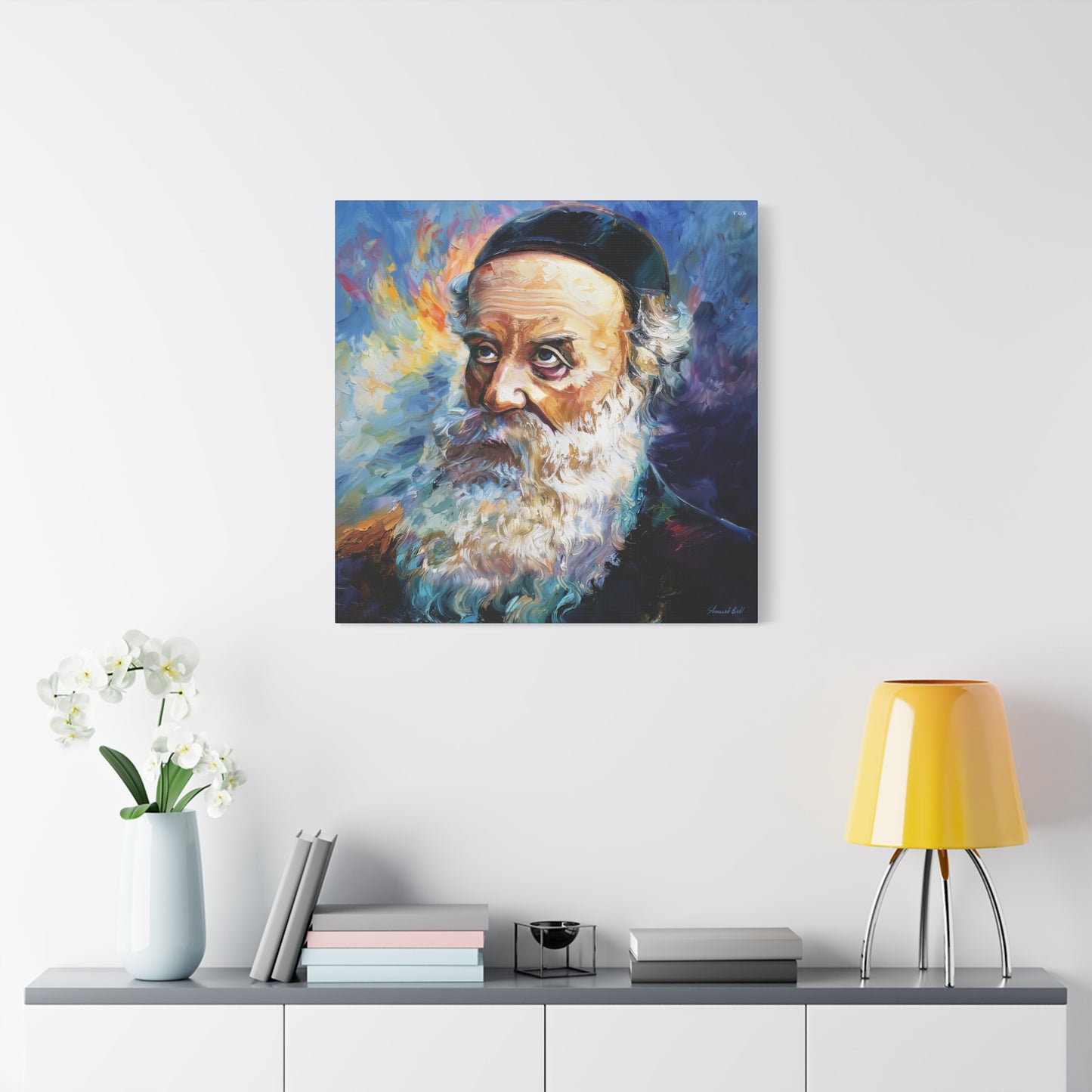 Alter Rebbe (Baal Hatanya) Wall Cavas Print
