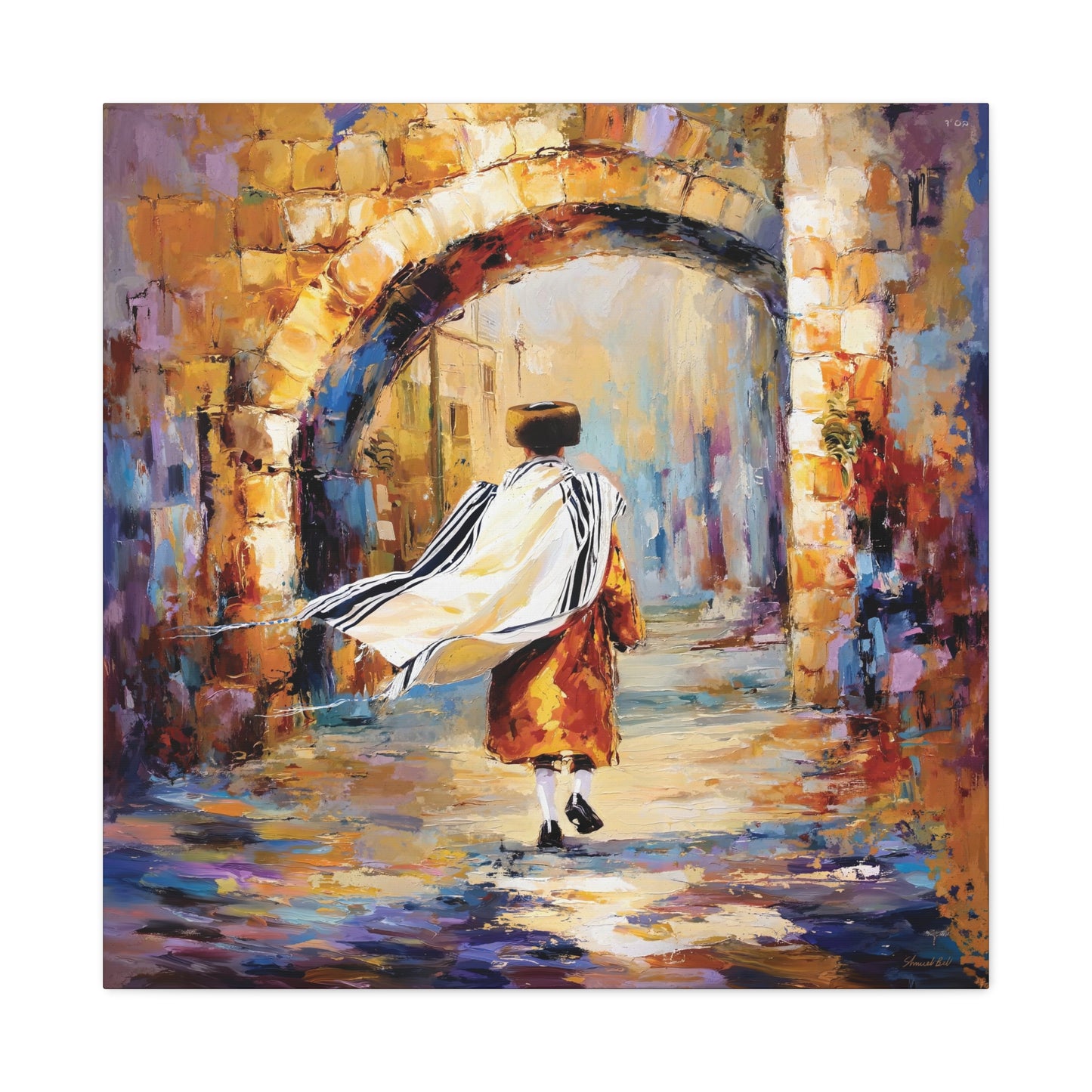 Old City Of Jerusalem Painting Canvas