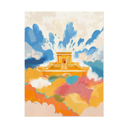 Bais Hamikdash Jewish Kids Room Print