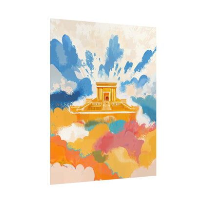 Bais Hamikdash Jewish Kids Room Print