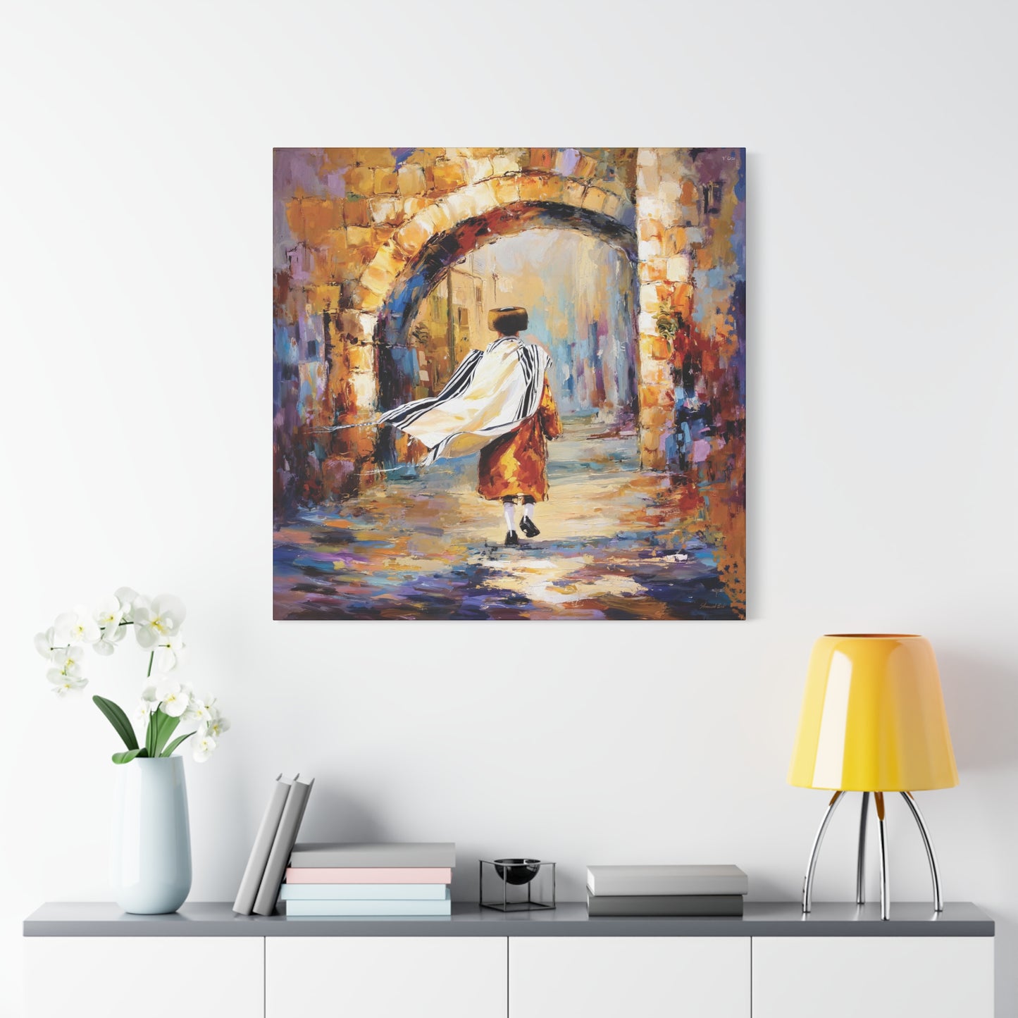 Old City Of Jerusalem Painting Canvas