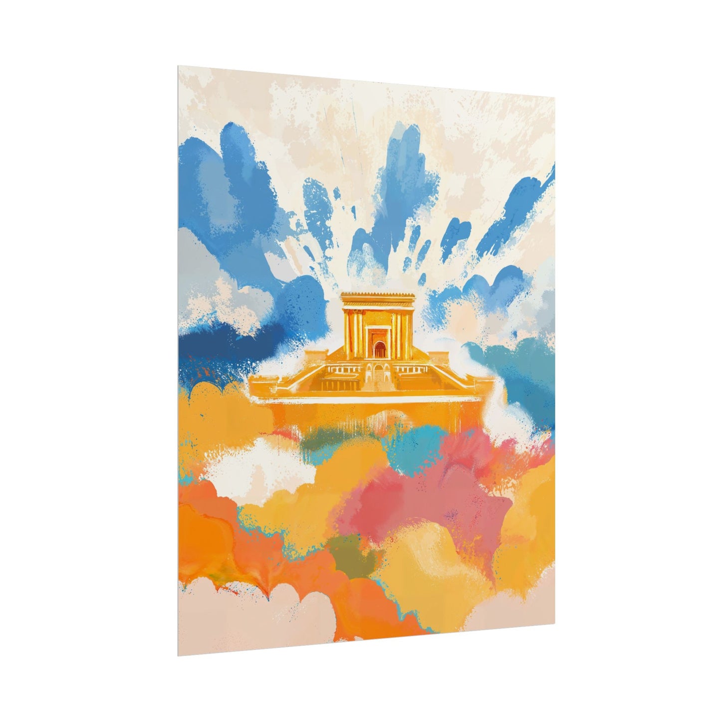 Bais Hamikdash Jewish Kids Room Print