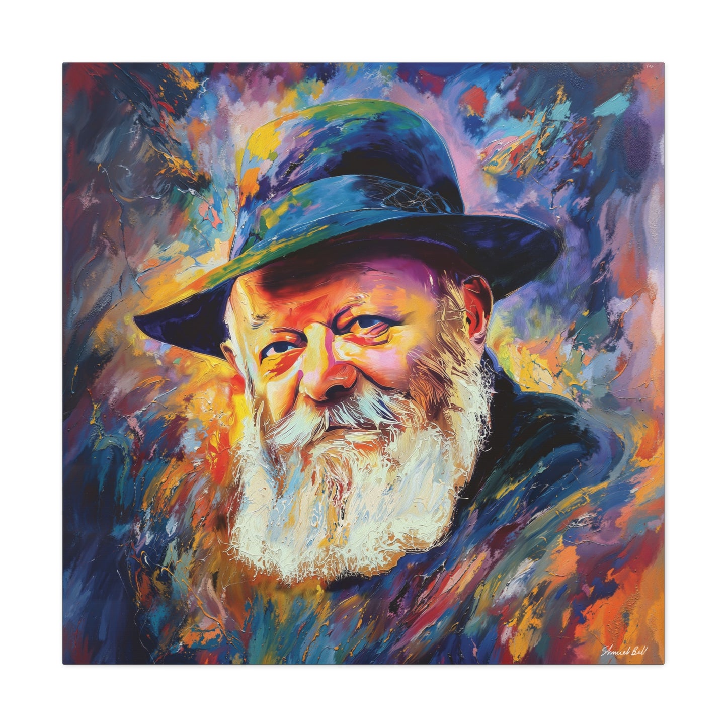 Lubavitcher Rebbe Canvas Print | Chabad Lubavitch Print