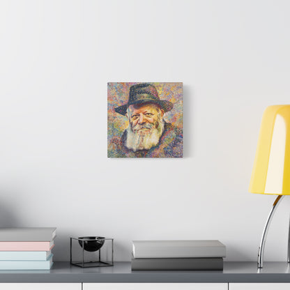 Lubavitcher Rebbe Picture Abstract Canvas Print