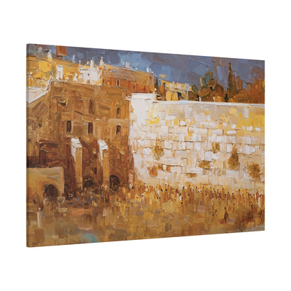 Kotel Painting - Gold Jerusalem Art