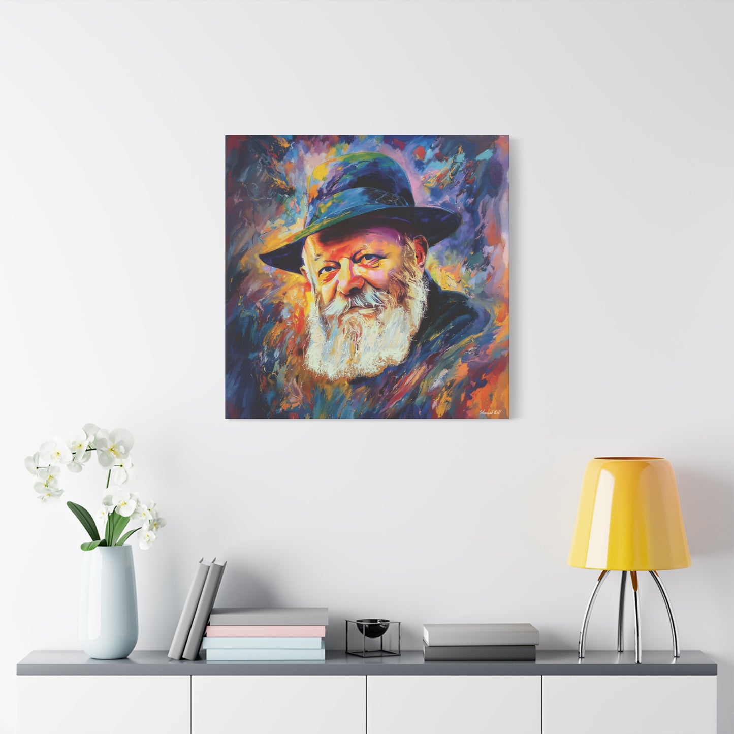 Lubavitcher Rebbe Canvas Print | Chabad Lubavitch Print