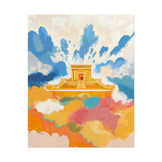 Bais Hamikdash Jewish Kids Room Print