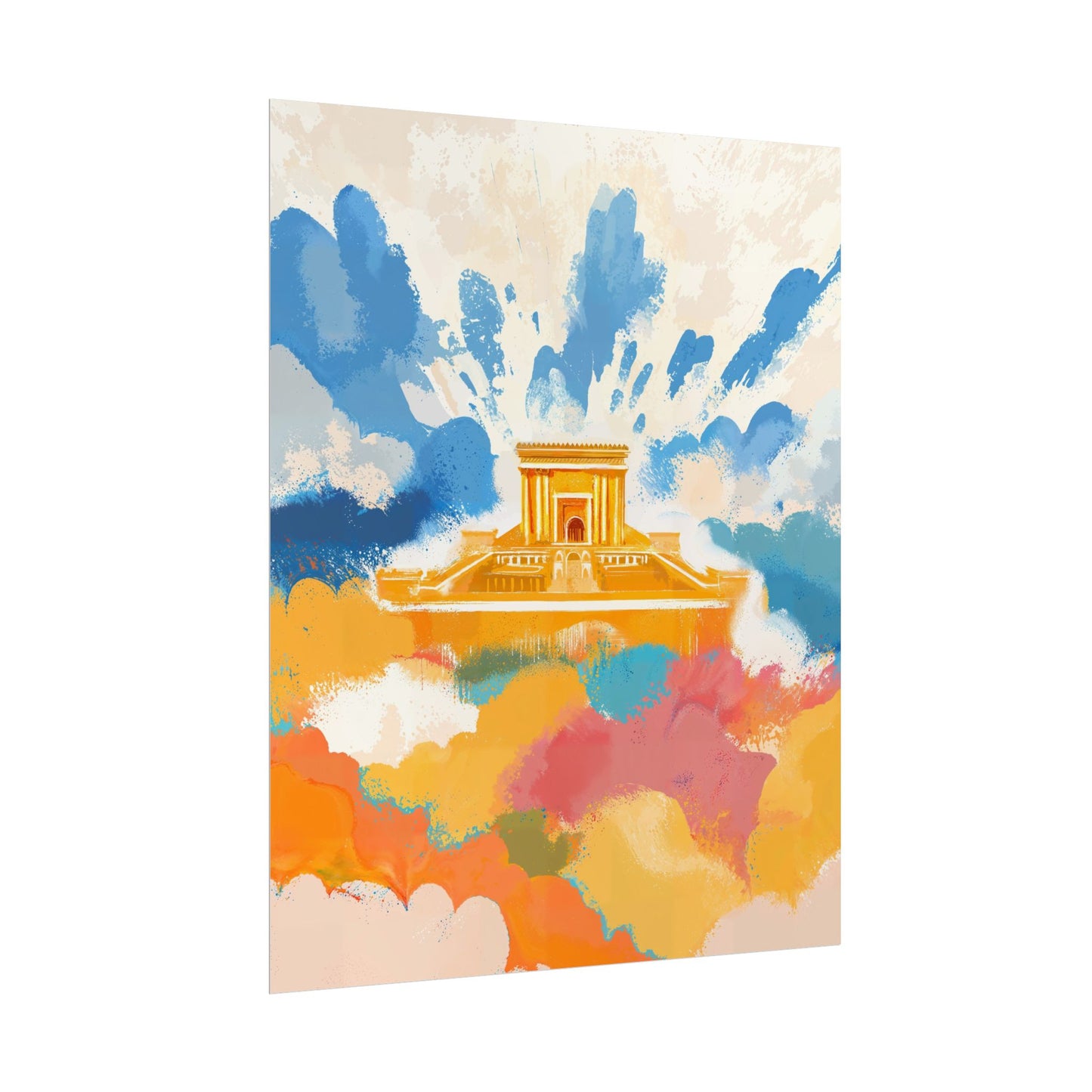 Bais Hamikdash Jewish Kids Room Print
