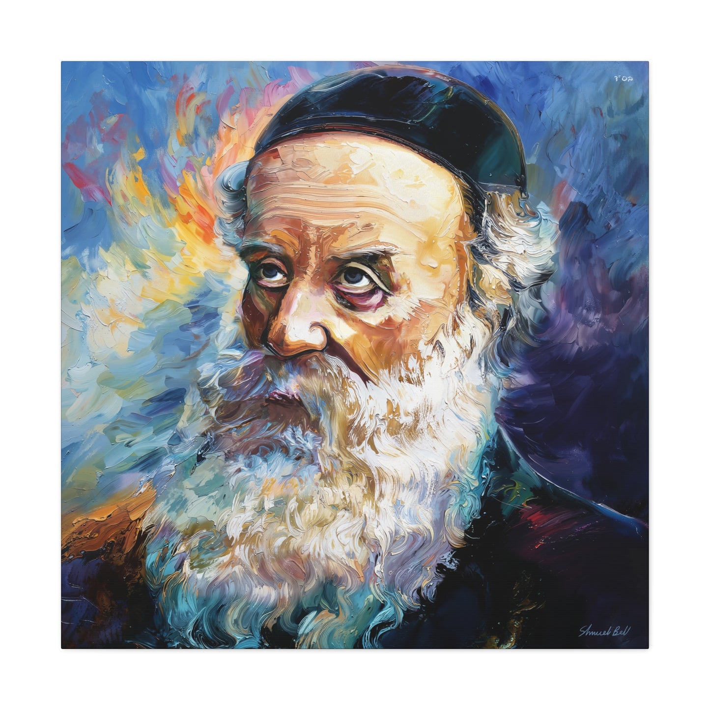 Alter Rebbe (Baal Hatanya) Wall Cavas Print