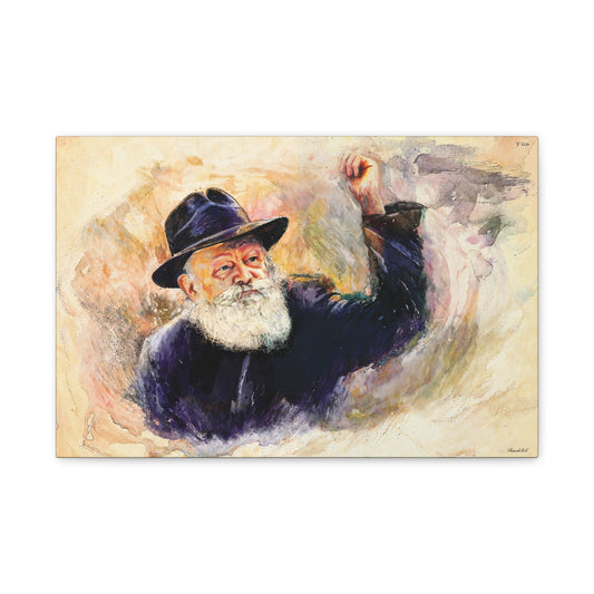 Lubavitcher Rebbe Canvas Print