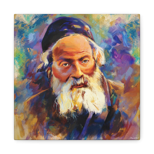 Chofetz Chaim Colorful Painting by Shmueli Bell, Gedolim picture, Jewish art,  Chafetz Chaim Art Cavas Print