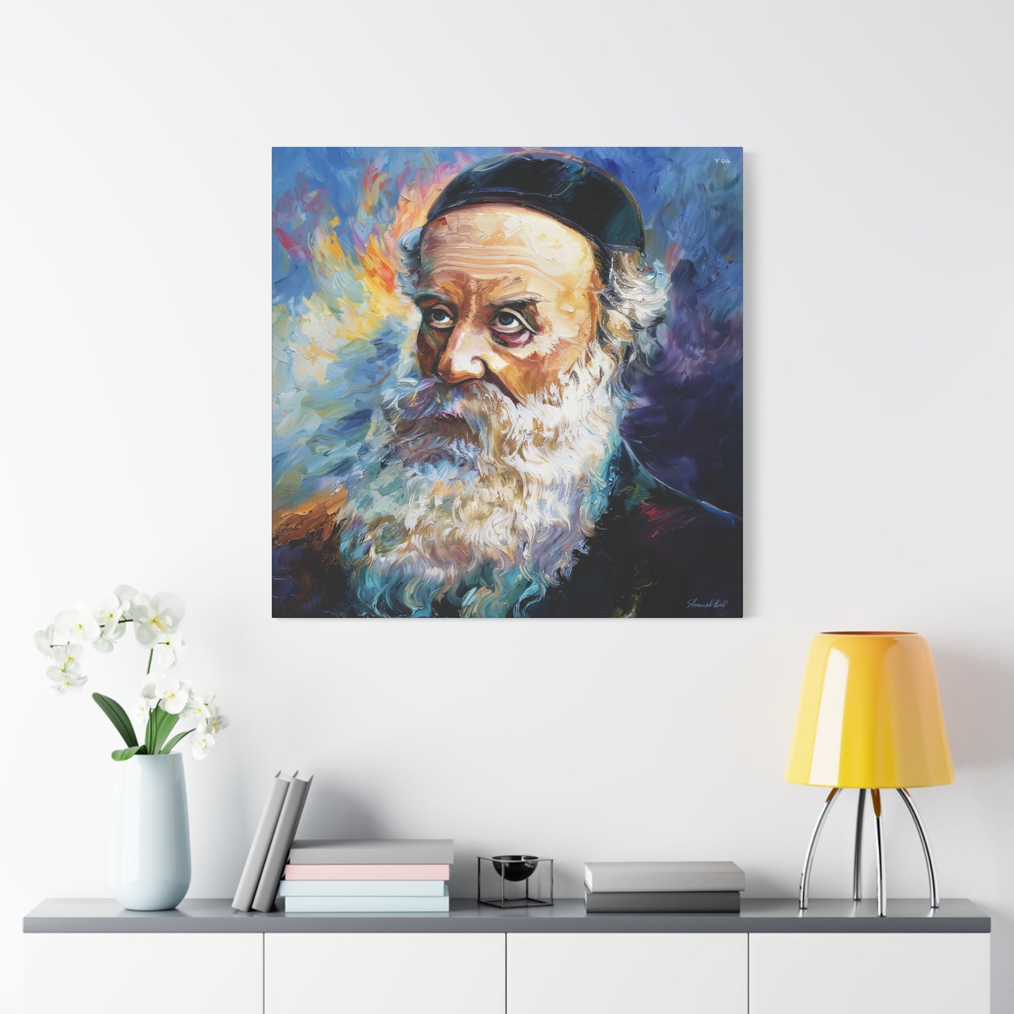 Alter Rebbe (Baal Hatanya) Wall Cavas Print