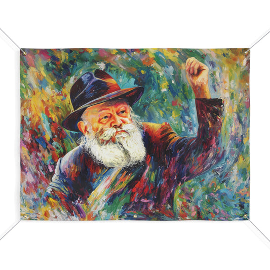 Lubavitcher Rebbe Sukkah Banner