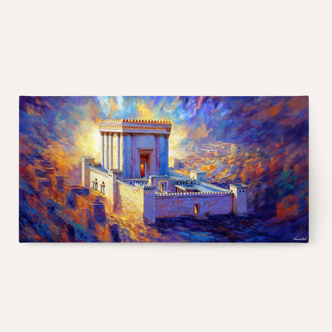 Bais Hamikdash, Jerusalem - artwork by Shmueli Bell