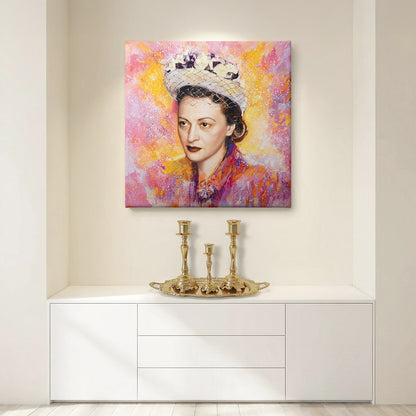 The Rebbetzin Canvas Print - Chabad Lubavitch Art